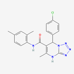 7-(4-chlorophenyl)-N-(2,4-dimethylphenyl)-5-methyl-4,7-dihydrotetrazolo[1,5-a]pyrimidine-6-carboxamide