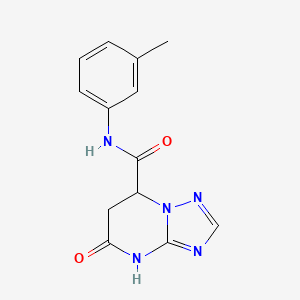 N-(3-methylphenyl)-5-oxo-4,5,6,7-tetrahydro[1,2,4]triazolo[1,5-a]pyrimidine-7-carboxamide