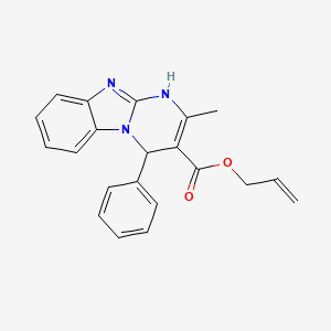 Prop-2-en-1-yl 2-methyl-4-phenyl-1,4-dihydropyrimido[1,2-a]benzimidazole-3-carboxylate