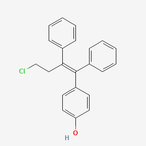 B1145141 4-(4-Chloro-1,2-diphenylbut-1-en-1-yl)phenol CAS No. 89778-42-7