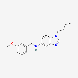 1-butyl-N-(3-methoxybenzyl)-1H-benzimidazol-5-amine