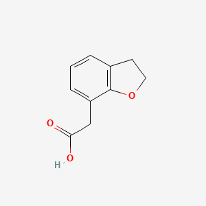 molecular formula C₁₀H₁₀O₃ B1145161 2-(2,3-Dihydro-1-benzofuran-7-yl)acetic acid CAS No. 152149-94-5