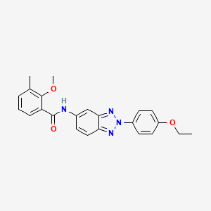 N-[2-(4-ethoxyphenyl)-2H-1,2,3-benzotriazol-5-yl]-2-methoxy-3-methylbenzamide