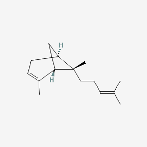 molecular formula C₁₅H₂₄ B1145183 (-)-Endo-alpha-bergamotene CAS No. 18252-46-5