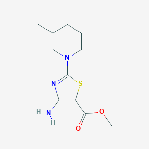 Methyl 4-amino-2-(3-methylpiperidin-1-yl)-1,3-thiazole-5-carboxylate