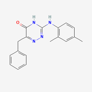 6-Benzyl-3-[(2,4-dimethylphenyl)amino]-1,2,4-triazin-5-ol