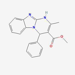 Methyl 2-methyl-4-phenyl-1,4-dihydropyrimido[1,2-a]benzimidazole-3-carboxylate