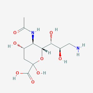 molecular formula C₁₁H₂₀N₂O₈ B1145231 9-氨基-N-乙酰神经氨酸 CAS No. 112037-47-5