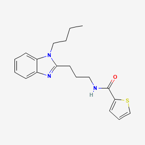 N-[3-(1-butyl-1H-benzimidazol-2-yl)propyl]thiophene-2-carboxamide