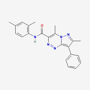 N-(2,4-dimethylphenyl)-4,7-dimethyl-8-phenylpyrazolo[5,1-c][1,2,4]triazine-3-carboxamide