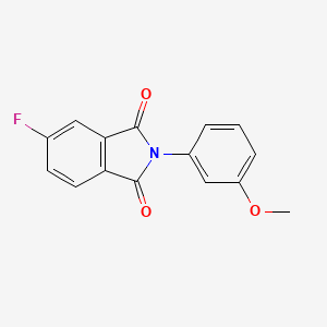 5-Fluoro-2-(3-methoxyphenyl)isoindole-1,3-dione