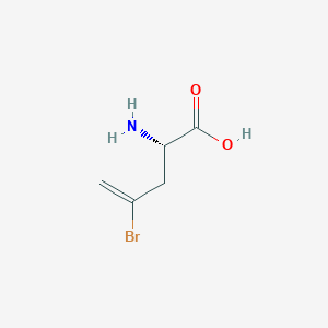 molecular formula C5H8BrNO2 B114528 (S)-2-Amino-4-bromopent-4-enoic acid CAS No. 151144-96-6