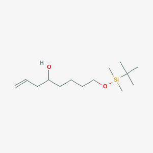 B1145297 8-((tert-Butyldimethylsilyl)oxy)oct-1-en-4-ol CAS No. 339563-66-5
