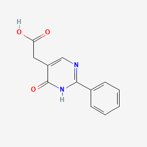 2-(6-Oxo-2-phenyl-1,6-dihydropyrimidin-5-yl)acetic acid