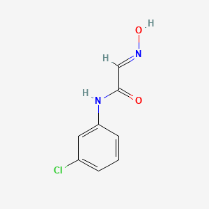molecular formula C8H7ClN2O2 B1145306 乙酰胺，2-羟亚氨基-N-(3-氯苯基)- CAS No. 17122-55-3