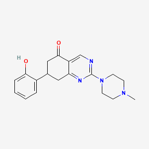 7-(2-hydroxyphenyl)-2-(4-methylpiperazin-1-yl)-7,8-dihydroquinazolin-5(6H)-one