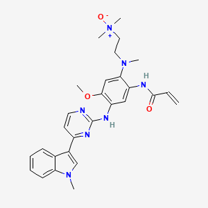 molecular formula C₂₈H₃₃N₇O₃ B1145315 Unii-9DD4nxs7RD CAS No. 1975982-94-5