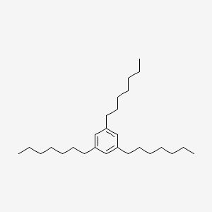 molecular formula C₂₇H₄₈ B1145318 1,3,5-三庚基苯 CAS No. 29536-29-6