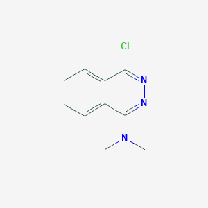 molecular formula C10H10ClN3 B11453278 1-Phthalazinamine, 4-chloro-N,N-dimethyl- CAS No. 59275-76-2