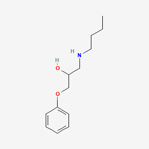 molecular formula C13H21NO2 B11453352 1-(Butylamino)-3-phenoxypropan-2-ol CAS No. 3246-04-6