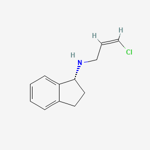 molecular formula C₁₂H₁₄ClN B1145344 (1R)-N-[(Z)-3-氯丙-2-烯基]-2,3-二氢-1H-茚-1-胺 CAS No. 1175018-74-2
