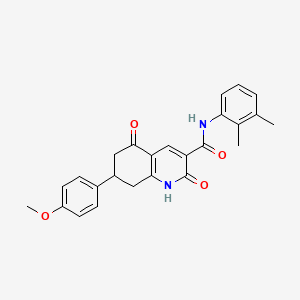 N-(2,3-dimethylphenyl)-7-(4-methoxyphenyl)-2,5-dioxo-1,2,5,6,7,8-hexahydroquinoline-3-carboxamide