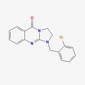 1-(2-bromobenzyl)-2,3-dihydroimidazo[2,1-b]quinazolin-5(1H)-one