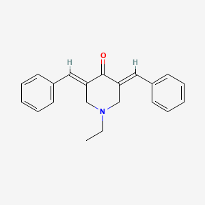 (3E,5E)-3,5-dibenzylidene-1-ethylpiperidin-4-one