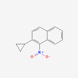 molecular formula C₁₃H₁₁NO₂ B1145425 2-Cyclopropyl-1-nitronaphthalene CAS No. 52331-35-8