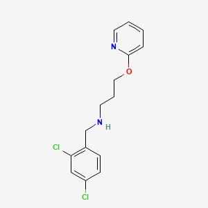 [(2,4-Dichlorophenyl)methyl][3-(pyridin-2-yloxy)propyl]amine