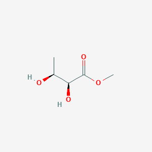 molecular formula C₆H₁₂O₃ B1145446 methyl (2S,3S)-2,3-dihydroxybutanoate CAS No. 1932552-43-6