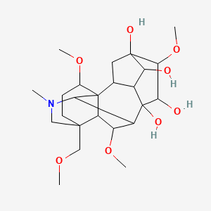 molecular formula C₂₄H₃₉NO₈ B1145453 乌头碱 CAS No. 63238-68-6