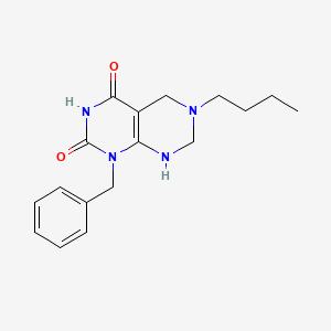 1-benzyl-6-butyl-2-hydroxy-5,6,7,8-tetrahydropyrimido[4,5-d]pyrimidin-4(1H)-one