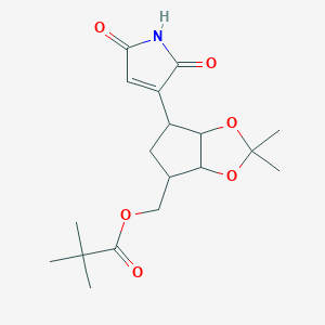 molecular formula C18H25NO6 B114548 Idpm-C5MI CAS No. 144674-69-1