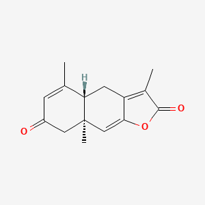 molecular formula C15H16O3 B1145485 Chlorantholide A CAS No. 1372558-33-2