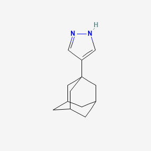 molecular formula C13H18N2 B11454864 4-(1-Adamantyl)-pyrazole CAS No. 84396-62-3