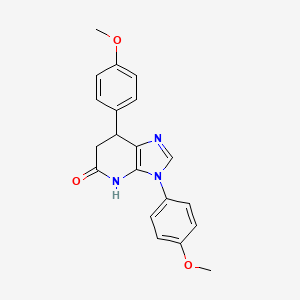 3,7-Bis(4-methoxyphenyl)-4H,6H,7H-imidazo[4,5-b]pyridin-5-one