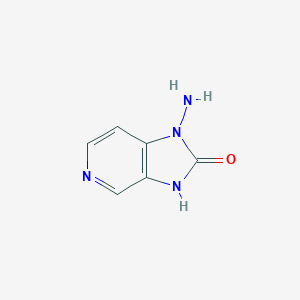 molecular formula C6H6N4O B114549 1-Amino-1H-imidazo[4,5-c]pyridin-2(3H)-one CAS No. 146950-69-8