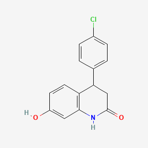 4-(4-chlorophenyl)-7-hydroxy-3,4-dihydro-1H-quinolin-2-one