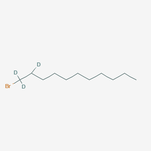 molecular formula C11H20BrD3 B1145498 1-Bromo-1,1,2-trideuterioundecane CAS No. 1219805-63-6