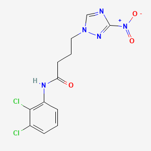 N-(2,3-dichlorophenyl)-4-(3-nitro-1H-1,2,4-triazol-1-yl)butanamide