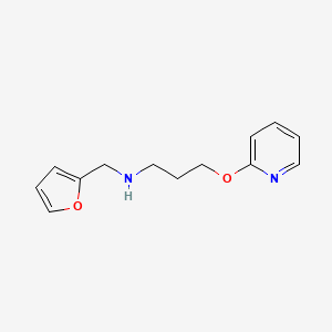 N-(2-furylmethyl)-N-[3-(2-pyridinyloxy)propyl]amine