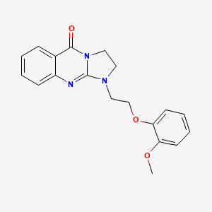 1-(2-(2-methoxyphenoxy)ethyl)-2,3-dihydroimidazo[2,1-b]quinazolin-5(1H)-one