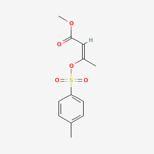 molecular formula C₁₂H₁₄O₅S B1145517 甲基 (Z)-3-(对甲苯磺酰氧基)丁-2-烯酸酯 CAS No. 1029612-18-7