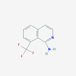 B1145520 8-(Trifluoromethyl)isoquinolin-1-amine CAS No. 1357947-16-0