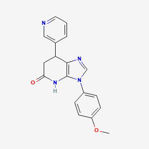 3-(4-methoxyphenyl)-7-(pyridin-3-yl)-6,7-dihydro-3H-imidazo[4,5-b]pyridin-5-ol