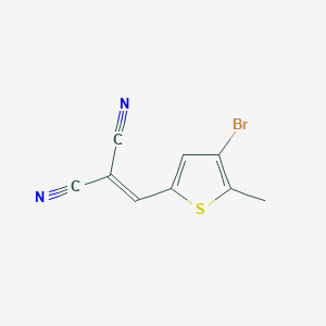 2-[(4-Bromo-5-methylthiophen-2-yl)methylidene]propanedinitrile