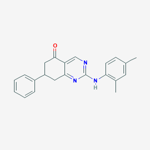 2-[(2,4-dimethylphenyl)amino]-7-phenyl-7,8-dihydroquinazolin-5(6H)-one