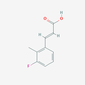molecular formula C₁₀H₉FO₂ B1145532 3-氟-2-甲基肉桂酸 CAS No. 155814-23-6