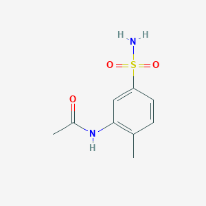 B1145533 N-(2-methyl-5-sulfamoylphenyl)acetamide CAS No. 17485-44-8